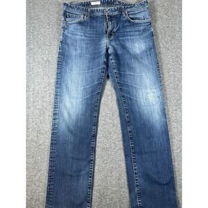 Adriano Goldschmied Jeans Mens 36x32 Blue AG‎ Graduate Tailored Leg Dark Denim